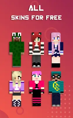 Youtubers Skins android App screenshot 0