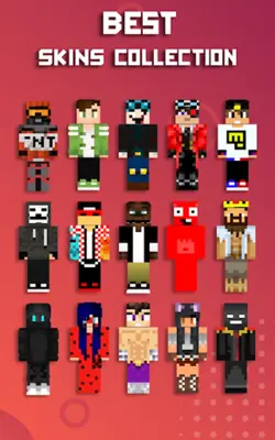 Youtubers Skins android App screenshot 1